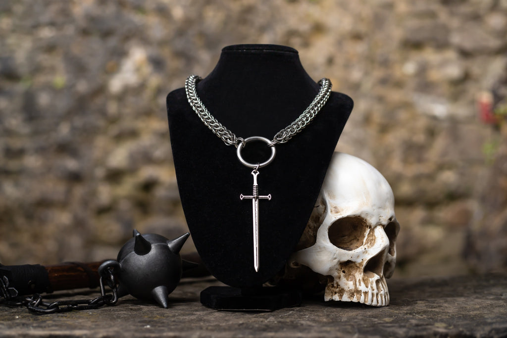 Persian Weave Sword Necklace