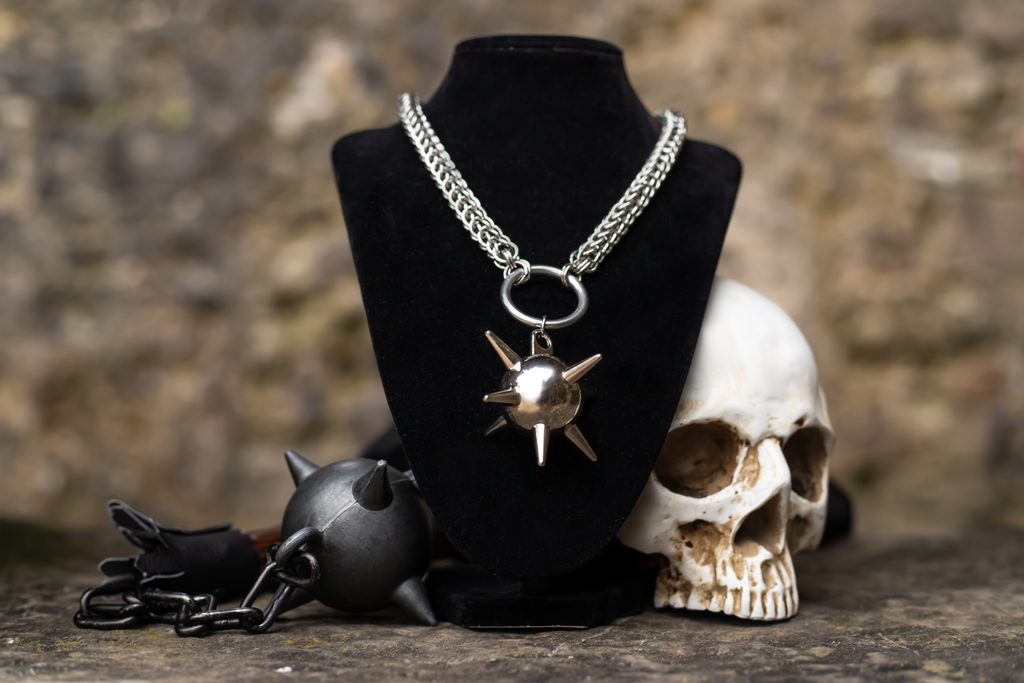 Persian Weave Flail Necklace