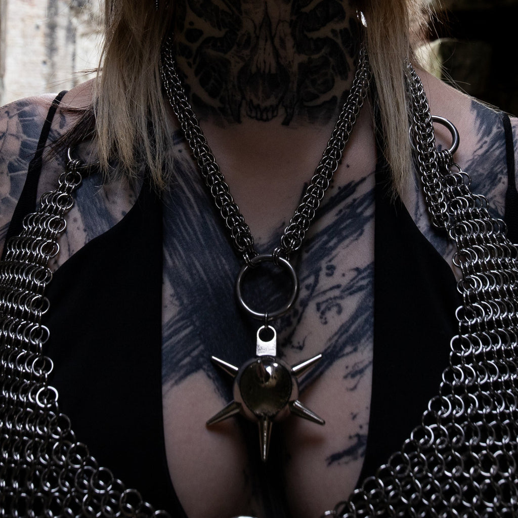Persian Weave Flail Necklace