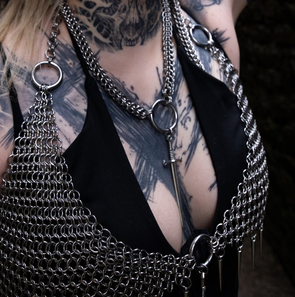 Persian Weave Sword Necklace